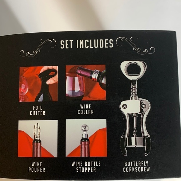 WINE ACCESSORY SET (5 PIECE) - Picture 4 of 4